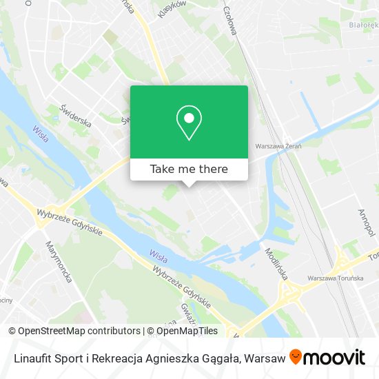 Linaufit Sport i Rekreacja Agnieszka Gągała map