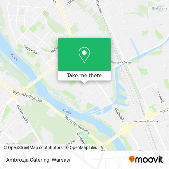 Ambrozja Catering map