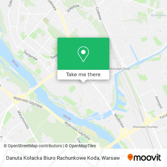 Danuta Kołacka Biuro Rachunkowe Koda map