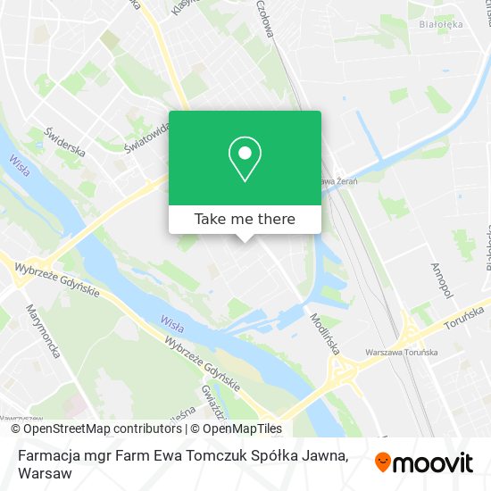 Farmacja mgr Farm Ewa Tomczuk Spółka Jawna map