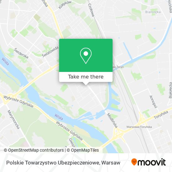 Polskie Towarzystwo Ubezpieczeniowe map