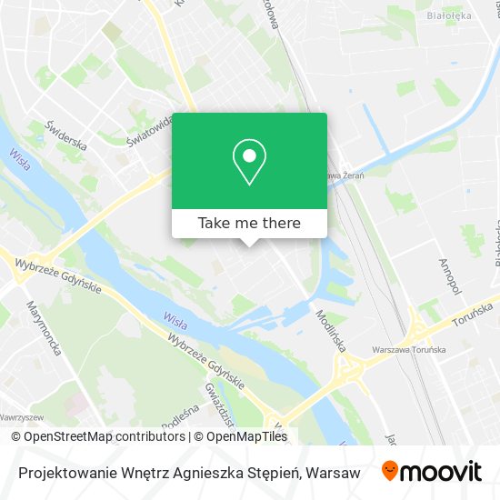 Projektowanie Wnętrz Agnieszka Stępień map