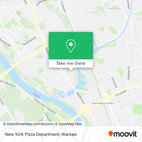 Карта New York Pizza Department