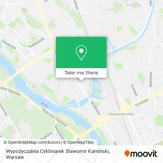 Wypożyczalnia Cykliniarek Sławomir Kamiński map