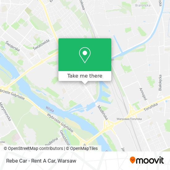 Rebe Car - Rent A Car map