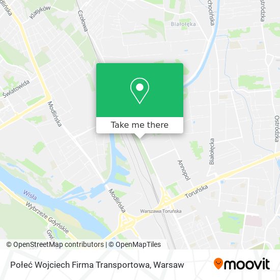 Połeć Wojciech Firma Transportowa map