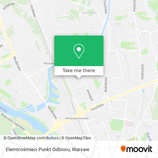 Elemtrośmieci Punkt Odbioru map