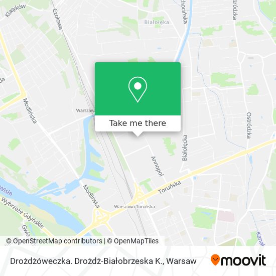 Drożdżóweczka. Drożdż-Białobrzeska K. map