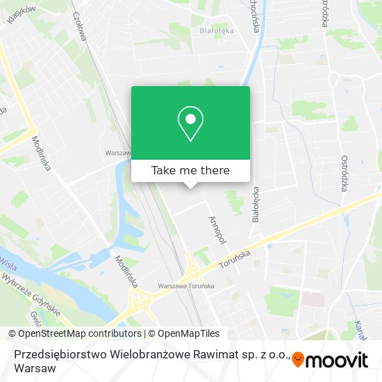 Przedsiębiorstwo Wielobranżowe Rawimat sp. z o.o. map