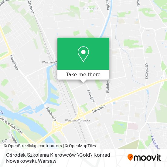 Ośrodek Szkolenia Kierowców \Gold\ Konrad Nowakowski map