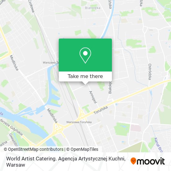 World Artist Catering. Agencja Artystycznej Kuchni map