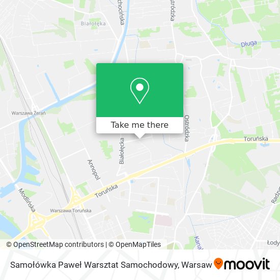 Samołówka Paweł Warsztat Samochodowy map