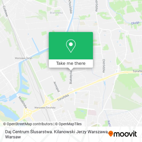 Daj Centrum Ślusarstwa. Kilanowski Jerzy Warszawa map