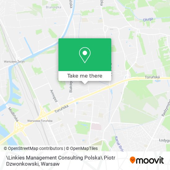 Карта \Linkies Management Consulting Polska\ Piotr Dzwonkowski