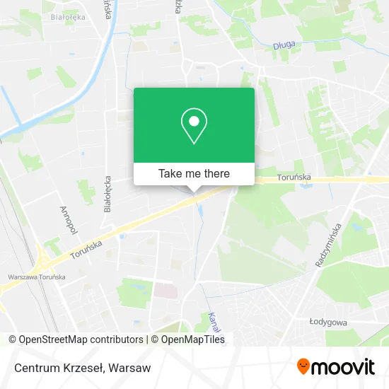 Centrum Krzeseł map