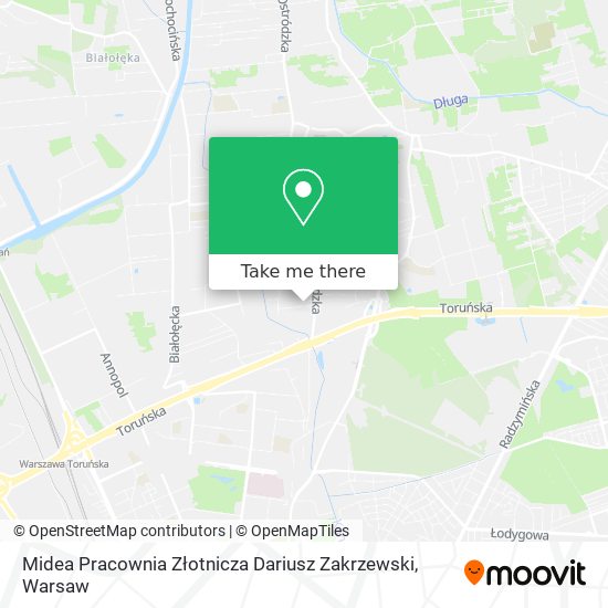 Midea Pracownia Złotnicza Dariusz Zakrzewski map