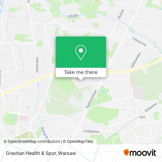 Gravitan Health & Spor map