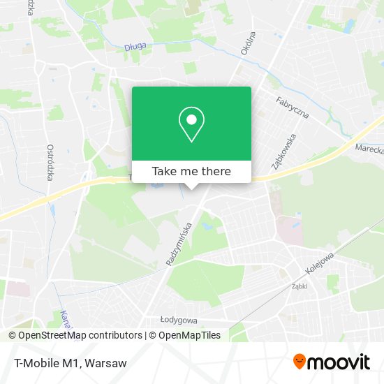 T-Mobile M1 map