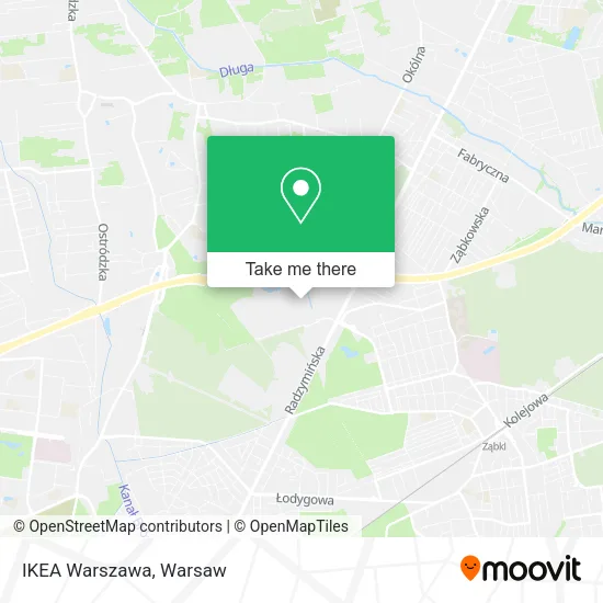 IKEA Warszawa map
