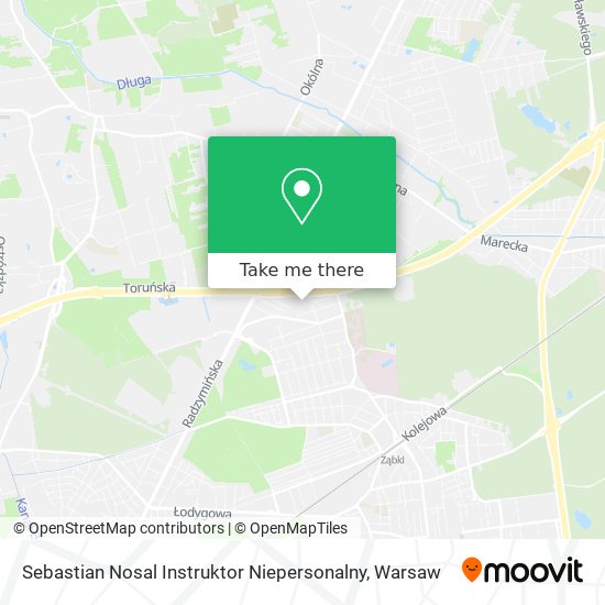 Sebastian Nosal Instruktor Niepersonalny map