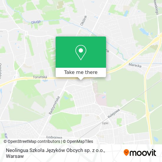 Neolingua Szkoła Języków Obcych sp. z o.o. map