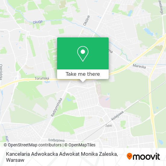 Kancelaria Adwokacka Adwokat Monika Zaleska map