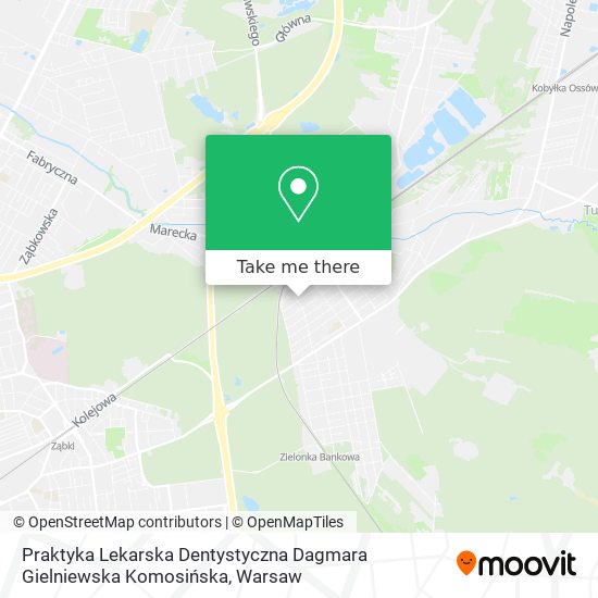 Praktyka Lekarska Dentystyczna Dagmara Gielniewska Komosińska map