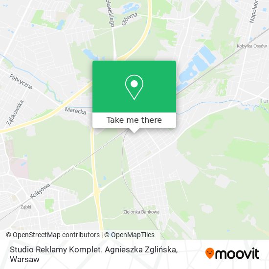 Studio Reklamy Komplet. Agnieszka Zglińska map