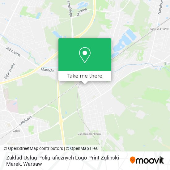 Zakład Usług Poligraficznych Logo Print Zgliński Marek map