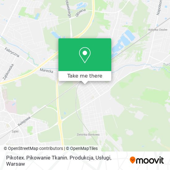 Pikotex. Pikowanie Tkanin. Produkcja, Usługi map