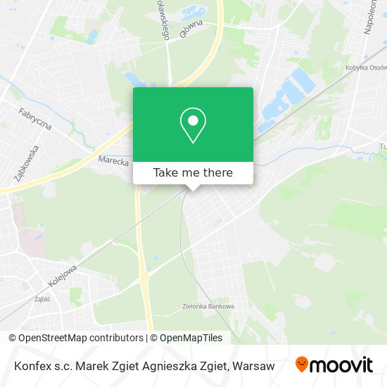 Konfex s.c. Marek Zgiet Agnieszka Zgiet map