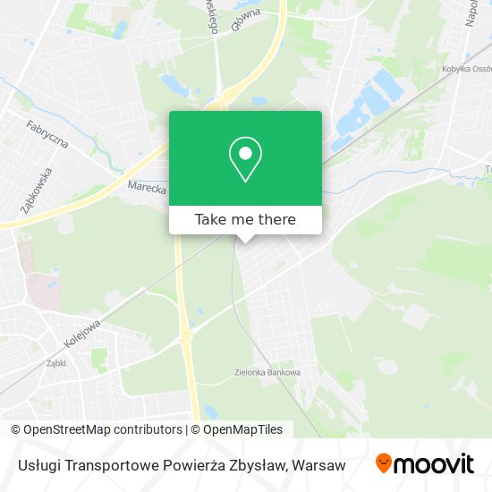 Usługi Transportowe Powierża Zbysław map