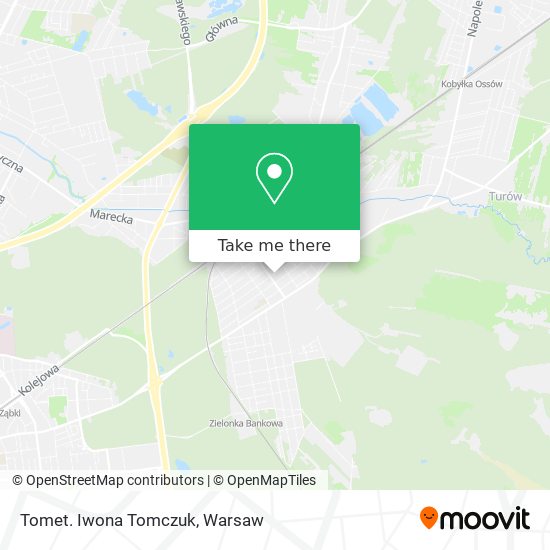 Tomet. Iwona Tomczuk map