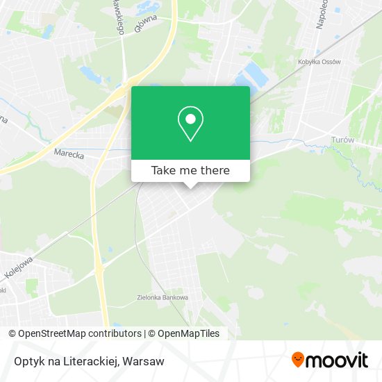 Optyk na Literackiej map