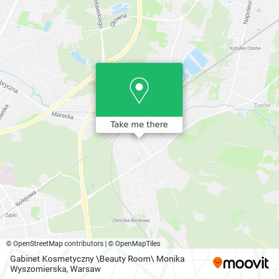 Gabinet Kosmetyczny \Beauty Room\ Monika Wyszomierska map