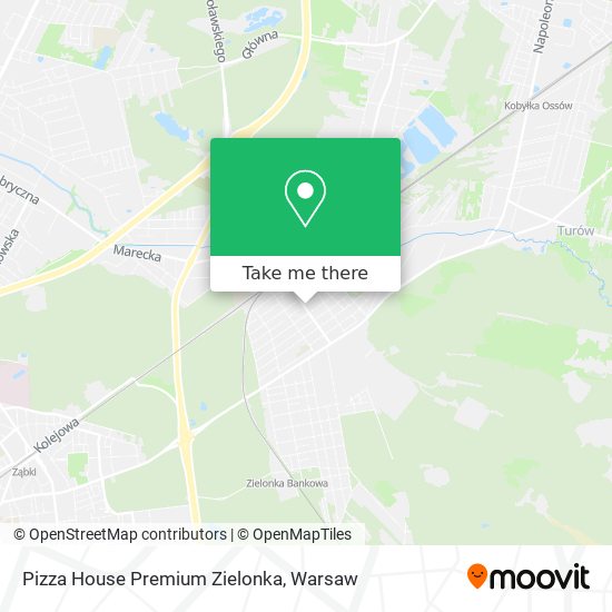 Pizza House Premium Zielonka map