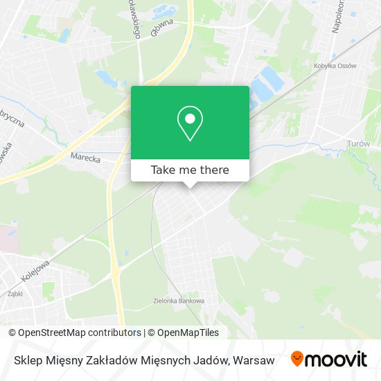 Sklep Mięsny Zakładów Mięsnych Jadów map