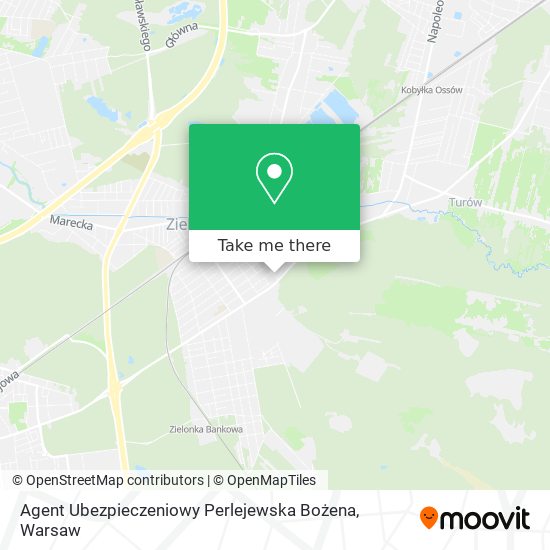 Agent Ubezpieczeniowy Perlejewska Bożena map