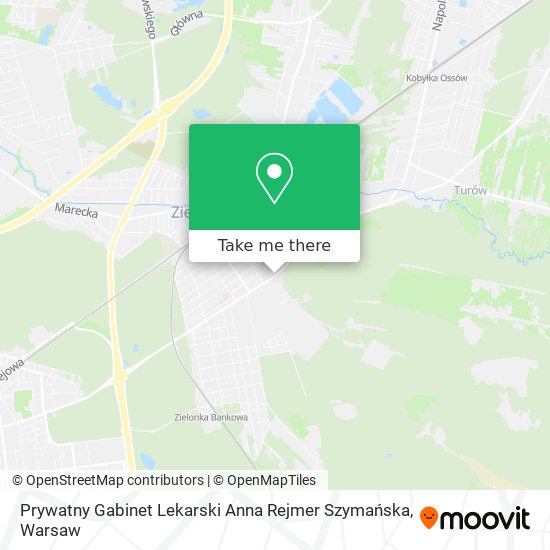 Prywatny Gabinet Lekarski Anna Rejmer Szymańska map