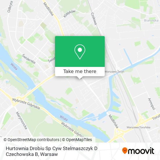 Hurtownia Drobiu Sp Cyw Stelmaszczyk D Czechowska B map