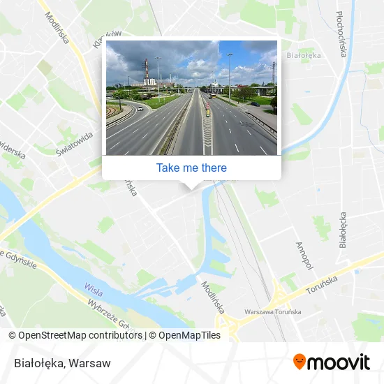 Białołęka map