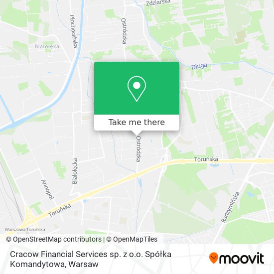 Cracow Financial Services sp. z o.o. Spółka Komandytowa map