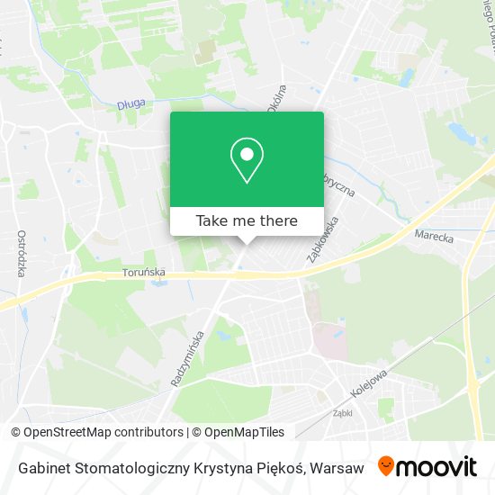 Gabinet Stomatologiczny Krystyna Piękoś map