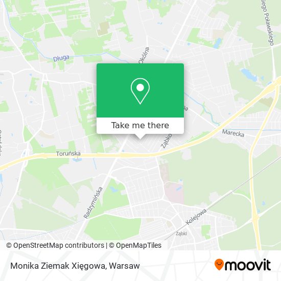 Monika Ziemak Xięgowa map