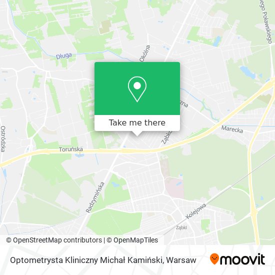 Optometrysta Kliniczny Michał Kamiński map