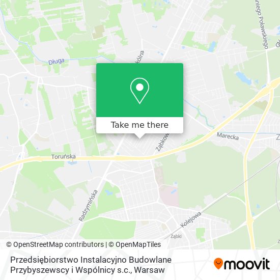 Przedsiębiorstwo Instalacyjno Budowlane Przybyszewscy i Wspólnicy s.c. map