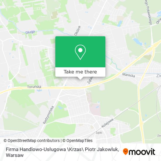 Firma Handlowo-Usługowa \Krzas\ Piotr Jakowluk map