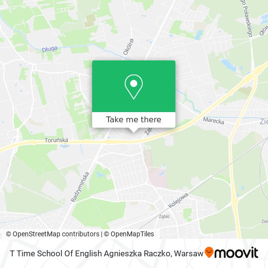 T Time School Of English Agnieszka Raczko map