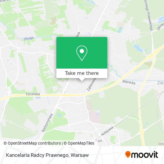 Kancelaria Radcy Prawnego map