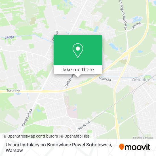 Uslugi Instalacyjno Budowlane Pawel Sobolewski map